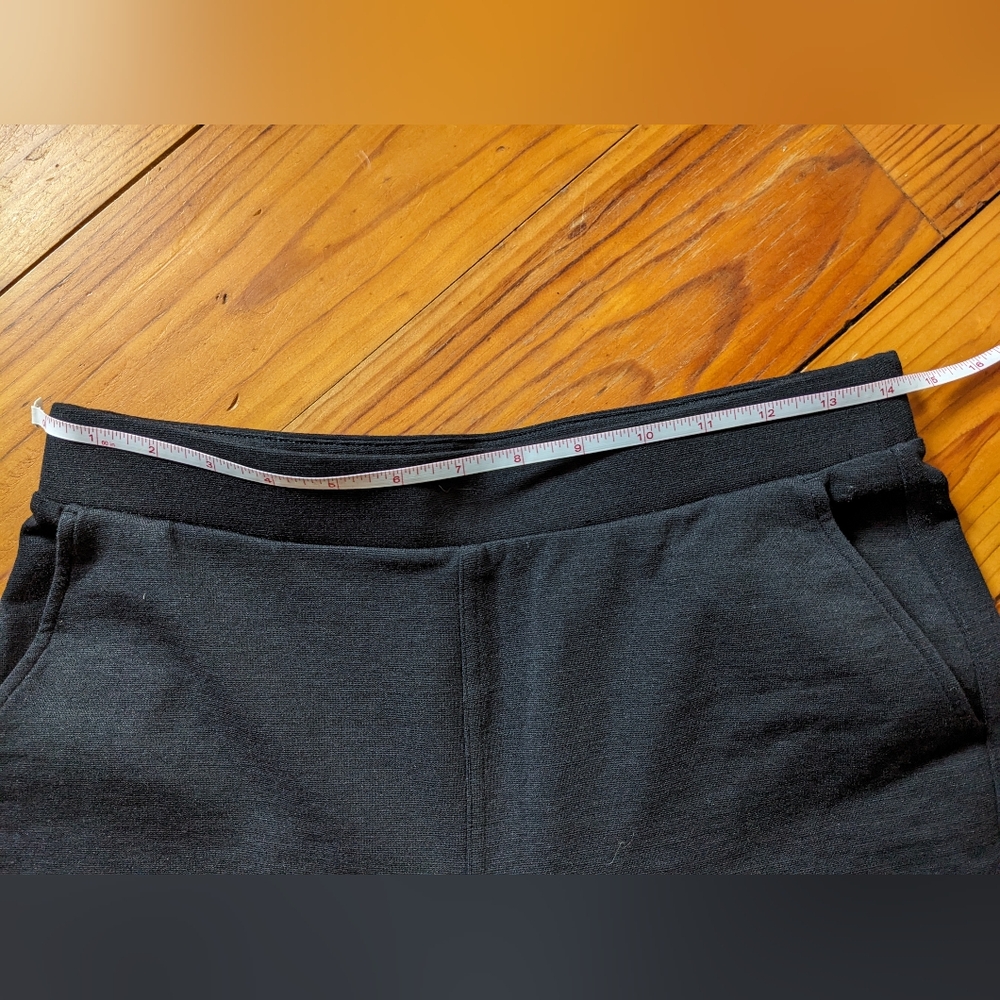 Wool& Lane Wide Leg Ponte Pants Women's Long Medium Blk - Picture 7 of 7